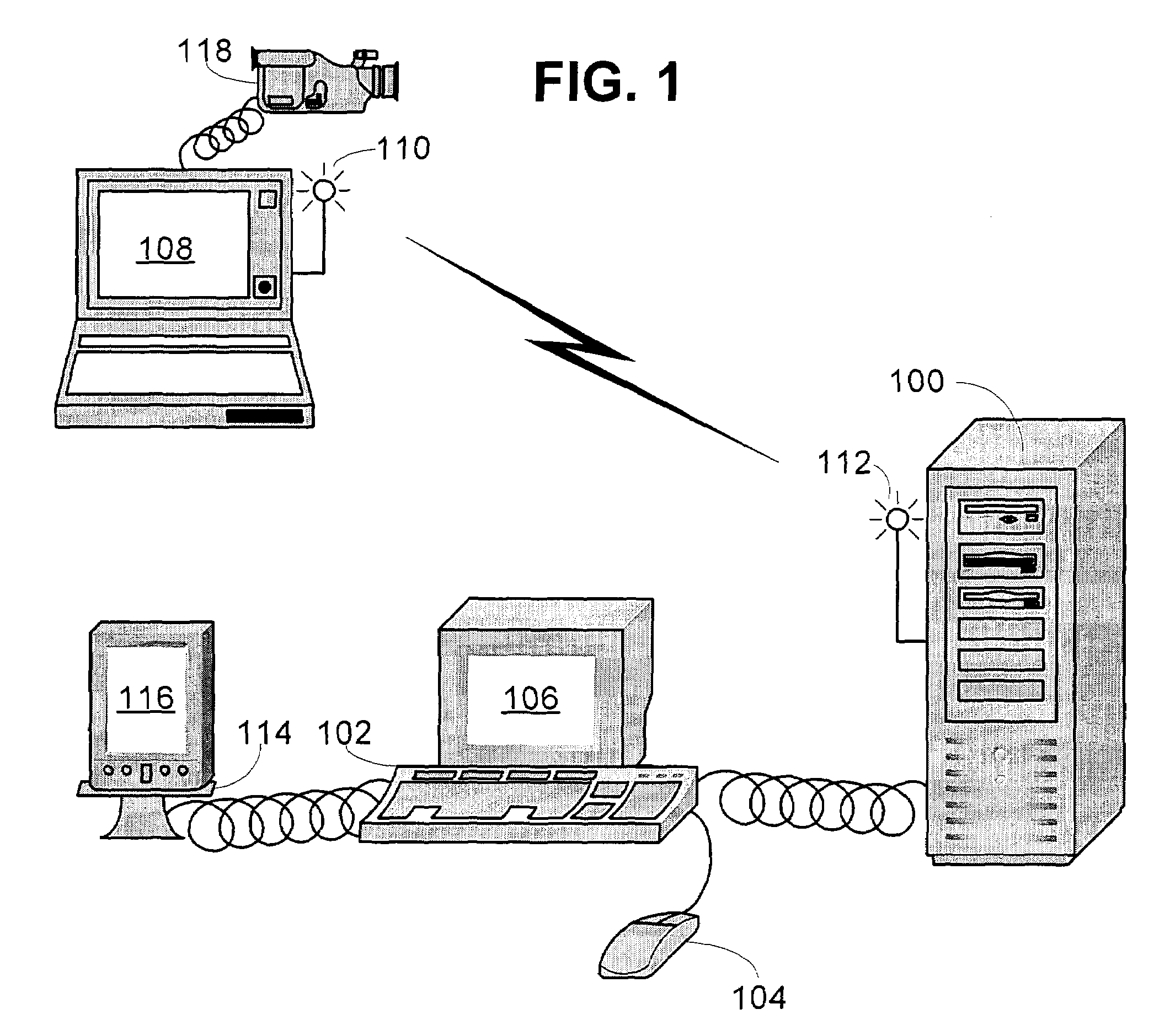 Method and system for providing a peripheral service to a host computing device