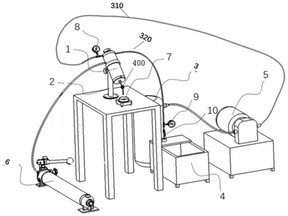 Dynamic crack leaking stoppage evaluation experiment device and experiment method