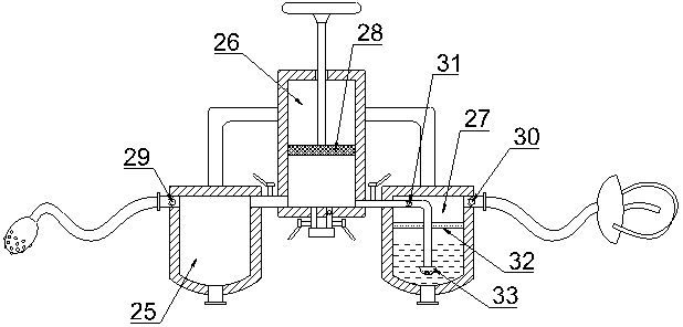 Sputum suction and drug administration integrated device for department of respiration