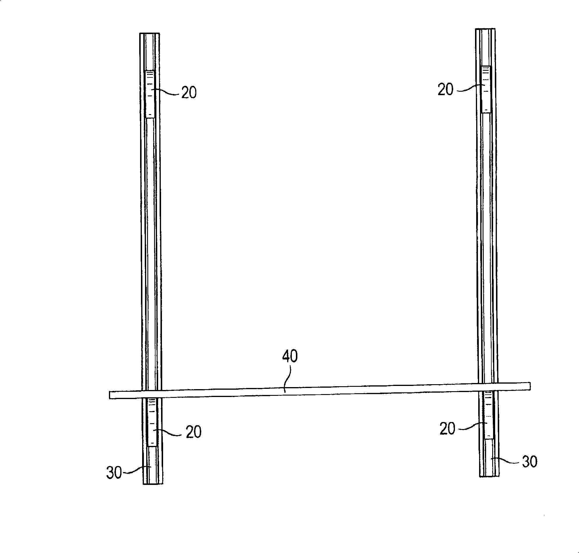 Shelving system with infinitely adjustable shelf bracket