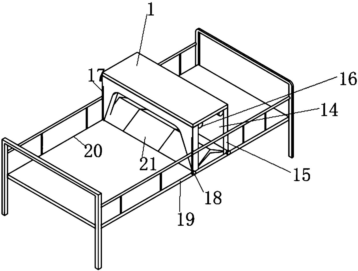 Temperature-controlled wind-drying infrared micro-oxygen intelligent burning wound adjusting cabin device