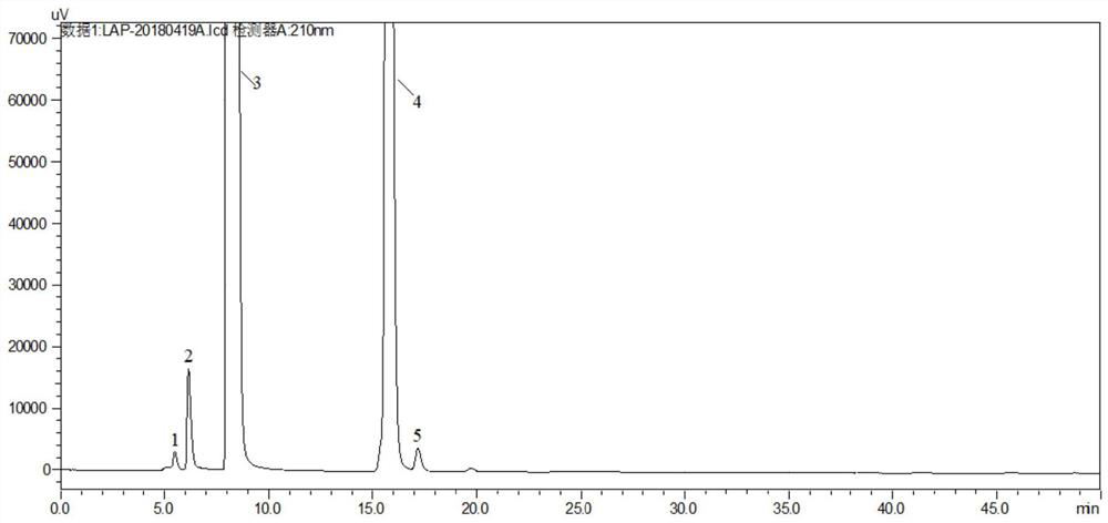 HPLC detection method for L-malic acid related substances