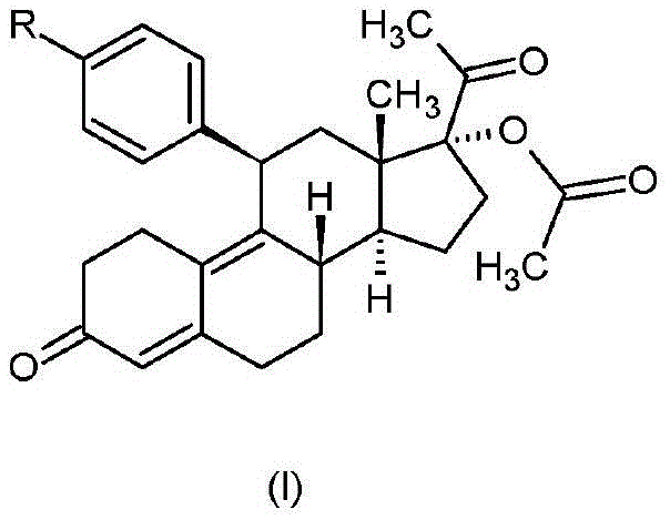 Industrial process for the synthesis of ulipristal acetate and its 4'-acetyl analogue