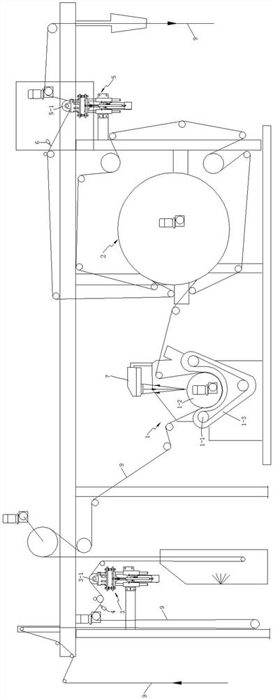 Intelligent control method and device for preshrinking rate of preshrinking woven fabric