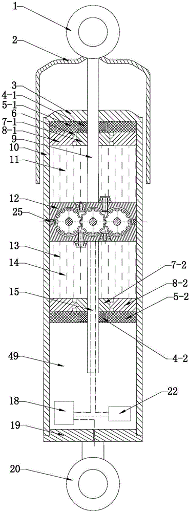 Electro-hydraulic integrated type self-energy supplying active suspension actuator and control method thereof