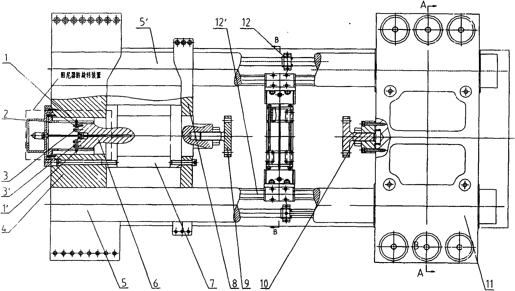 Comprehensive performance testing device for damper