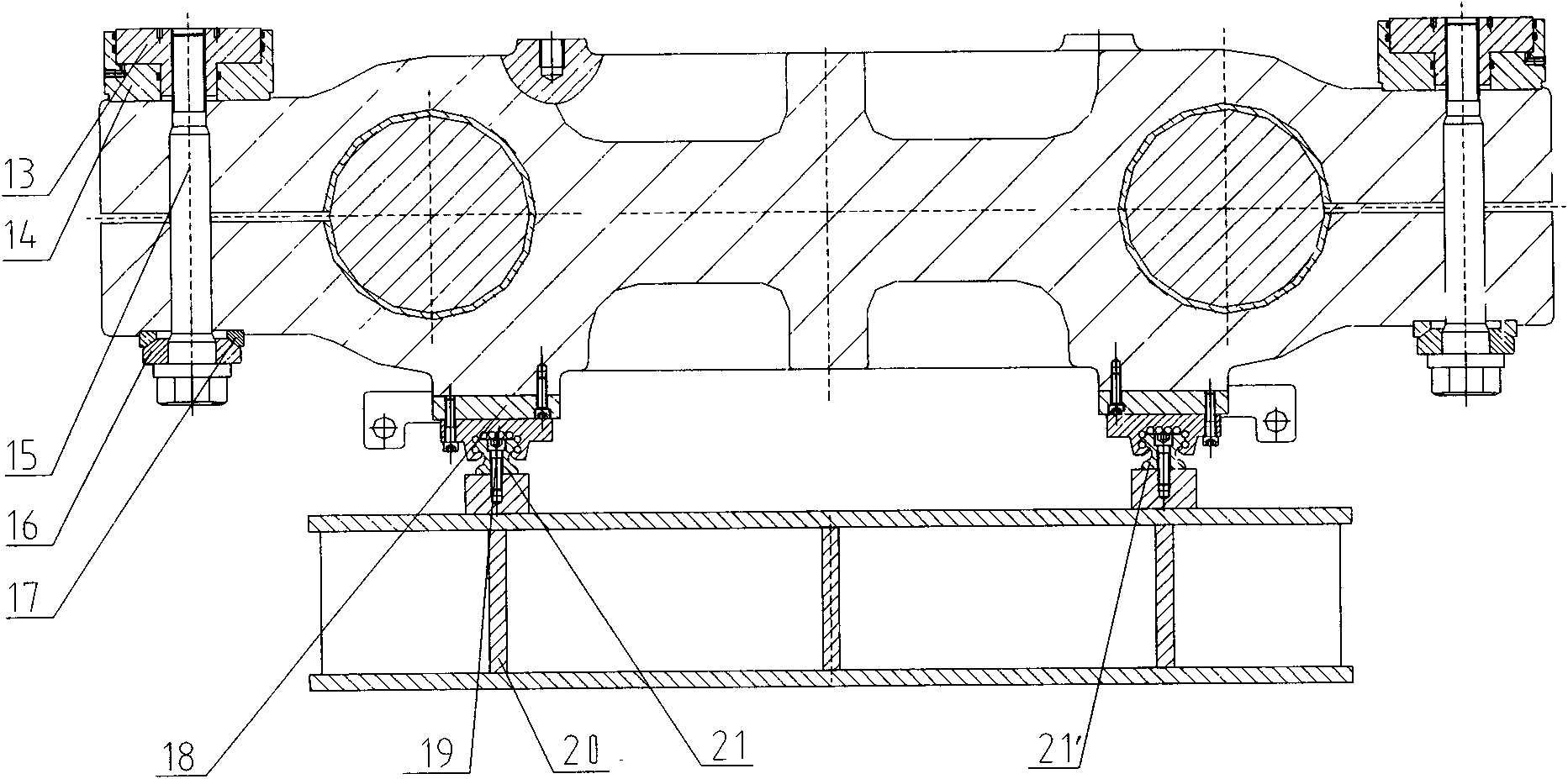 Comprehensive performance testing device for damper