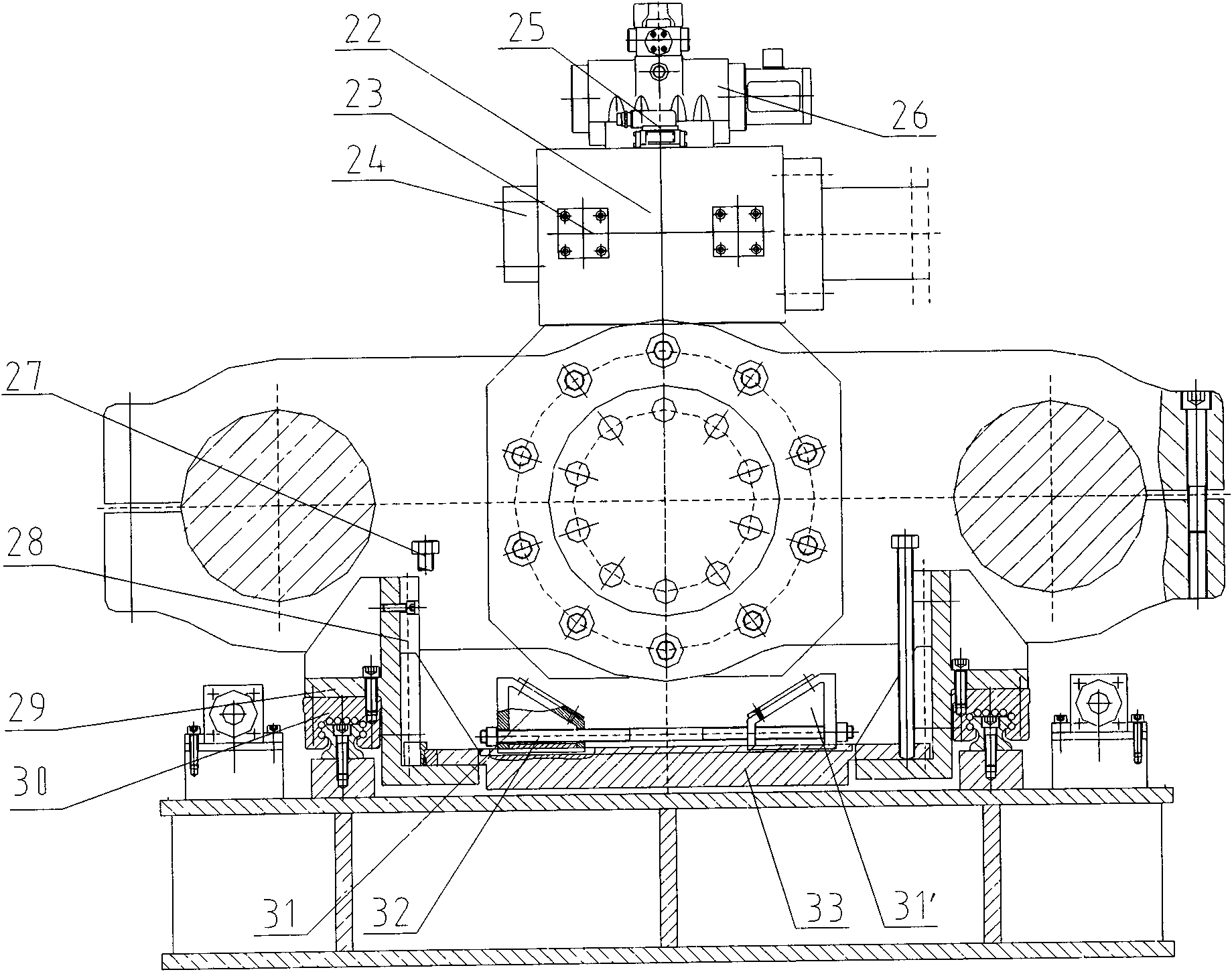 Comprehensive performance testing device for damper