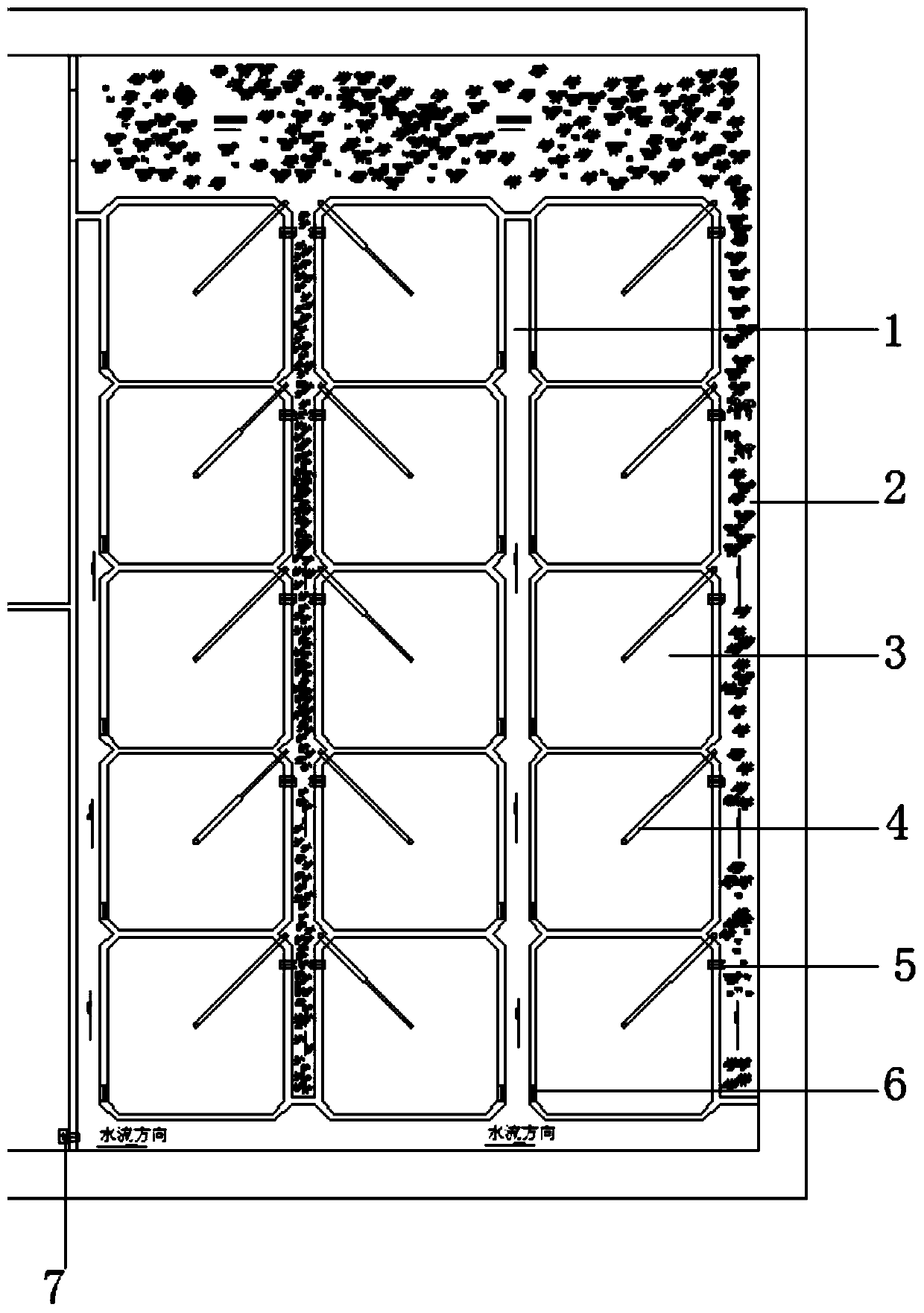 A method for improving water treatment efficiency in energy-efficient culture ponds