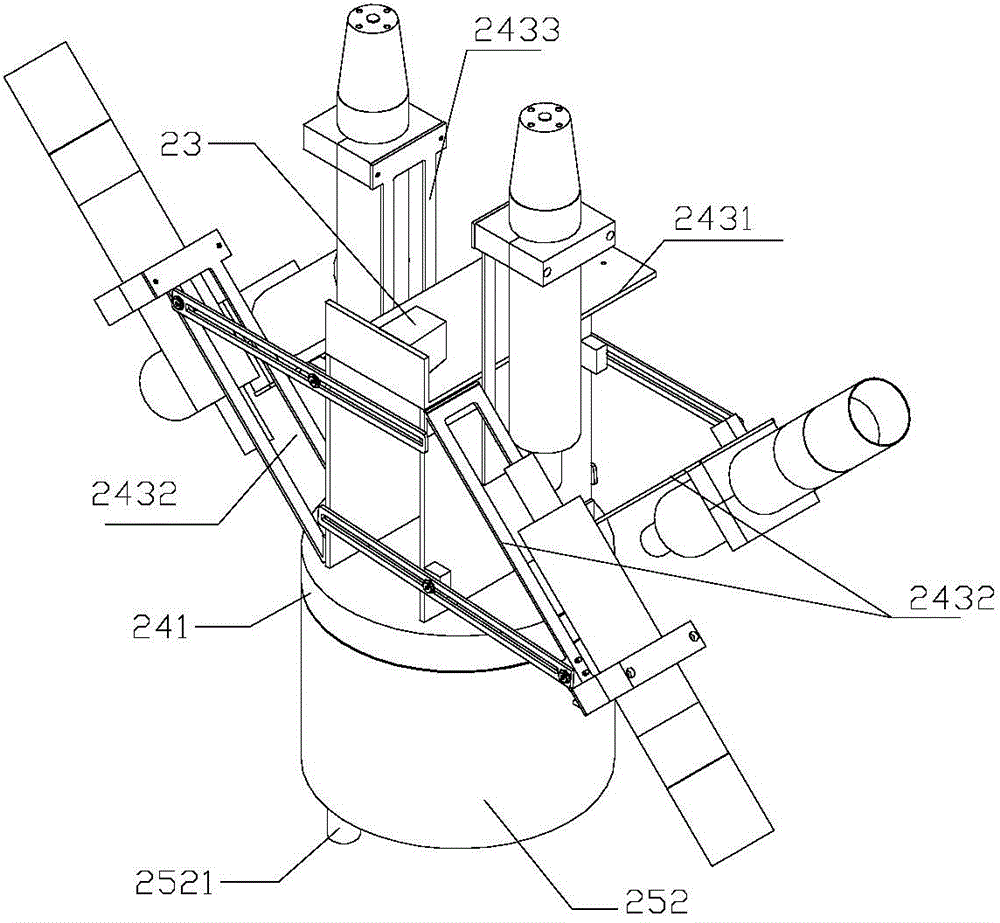 Automatic measurement device and method for water body apparent spectrum bi-directional property