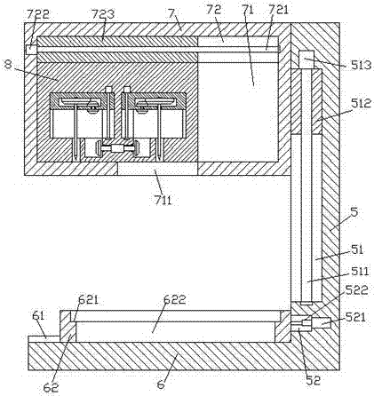 Punching device for building decorative board