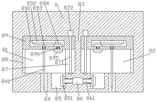 Punching device for building decorative board