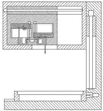 Punching device for building decorative board