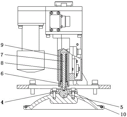 Spring force storage type air channel valve for sealing