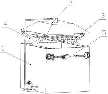 A textile printing and dyeing wastewater treatment device for reuse of recycled water