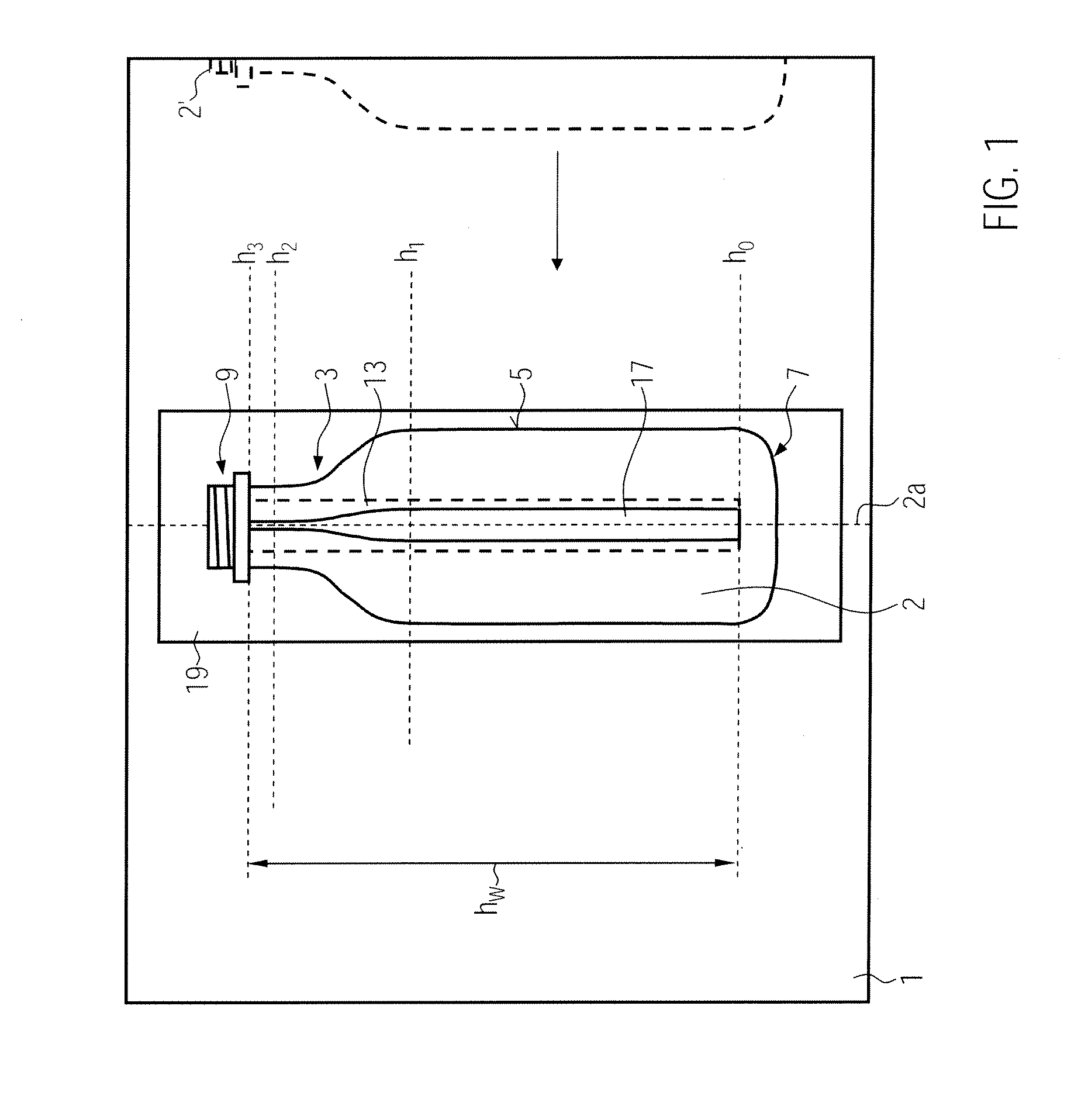 Method and device for determining the mass and/or a mass proportion of a wall section of a plastic bottle