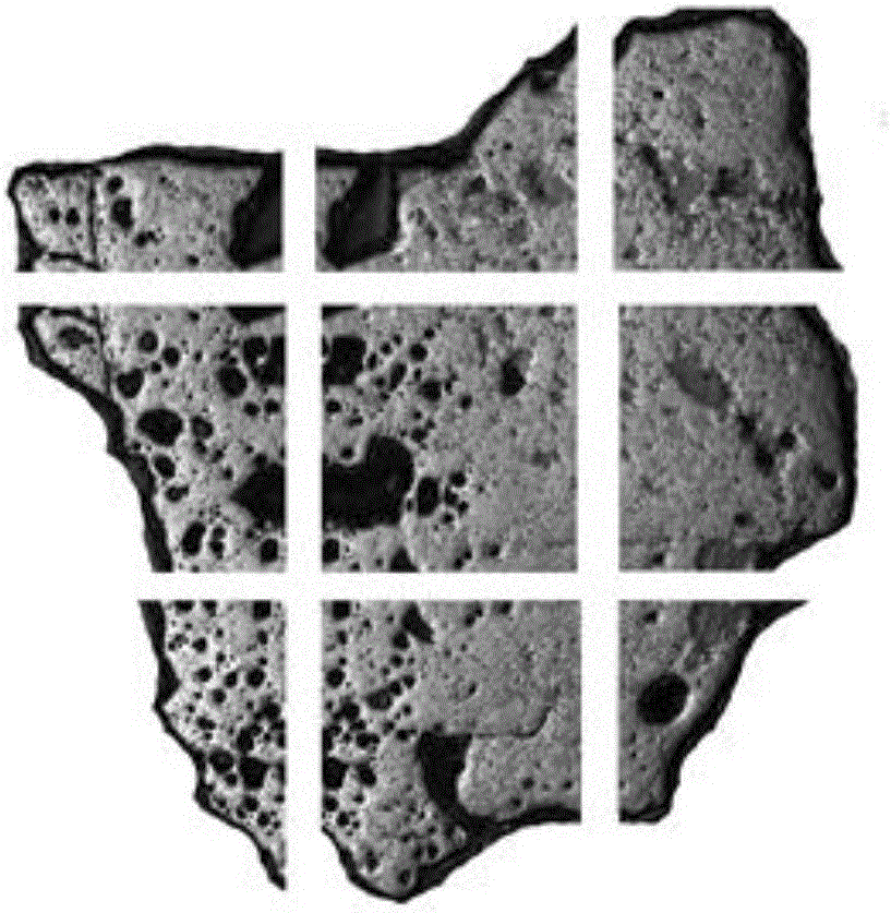 Method for sinter microstructure analysis based on panoramic mineral phase diagram