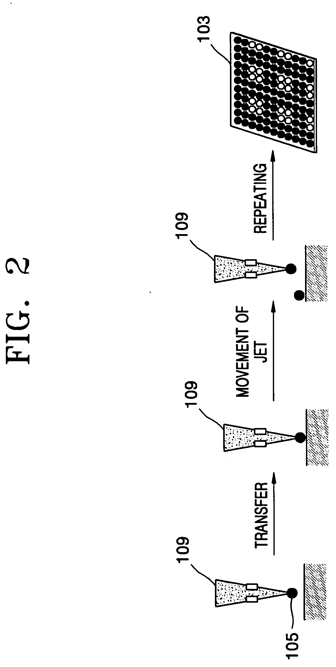 Spotting device for manufacturing DNA microarray and spotting method using the same