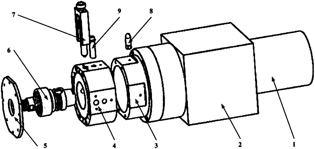 Dynamic characteristic testing device and method for spindle in rotation state