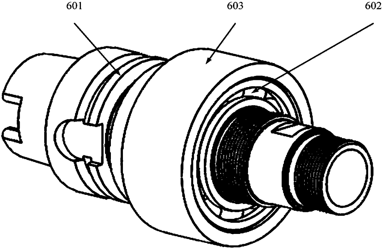 Dynamic characteristic testing device and method for spindle in rotation state