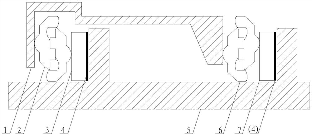 Double-thrust self-balancing uniform-load structure bearing for high-speed rotor