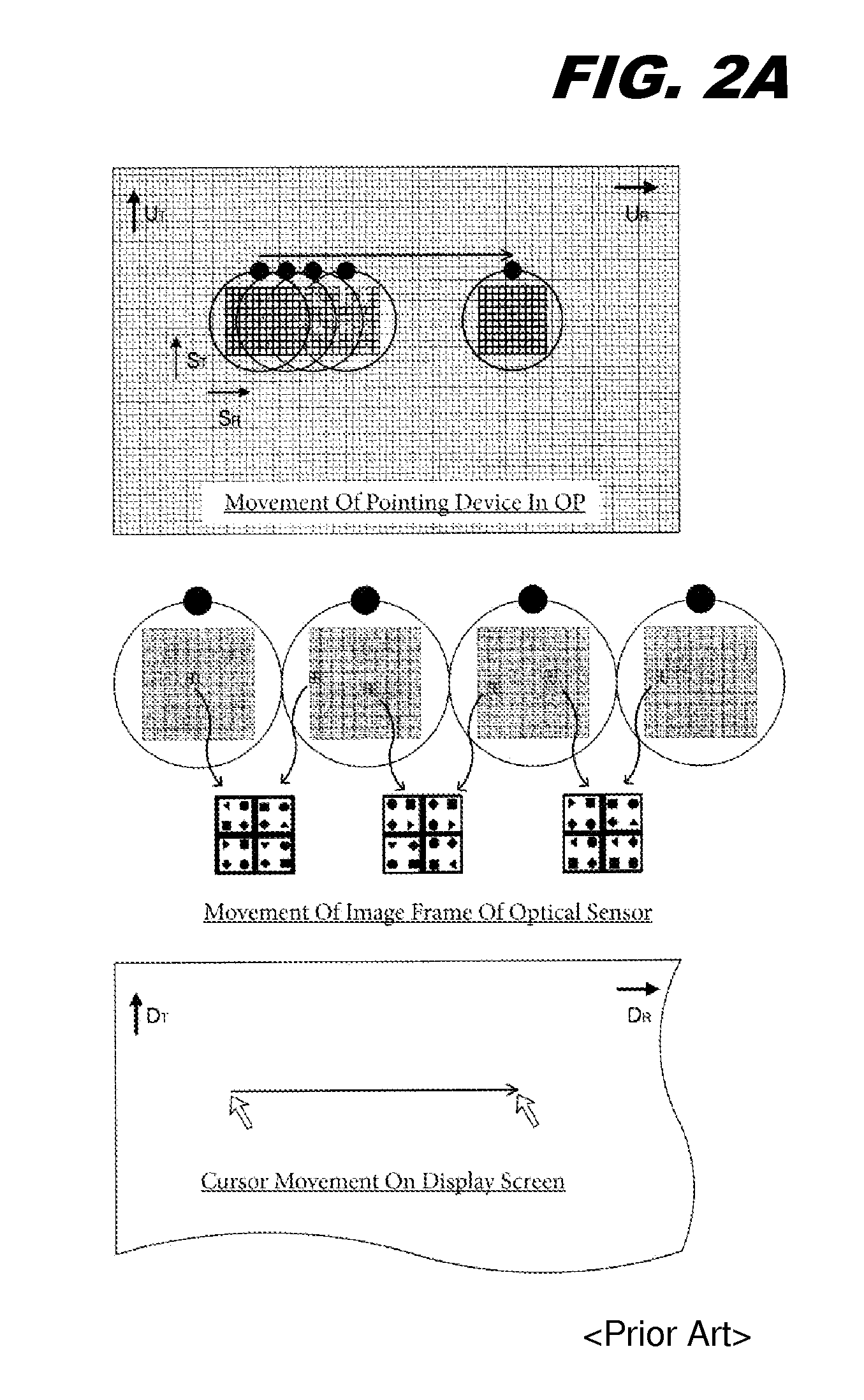 Pointing device having directional sensor and non-directional sensor, and pointing data input method using it