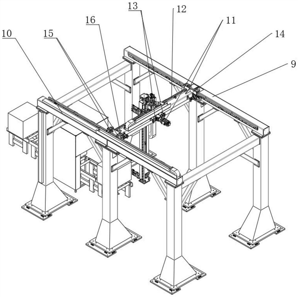 Truss robot with multi-degree-of-freedom stable motion function