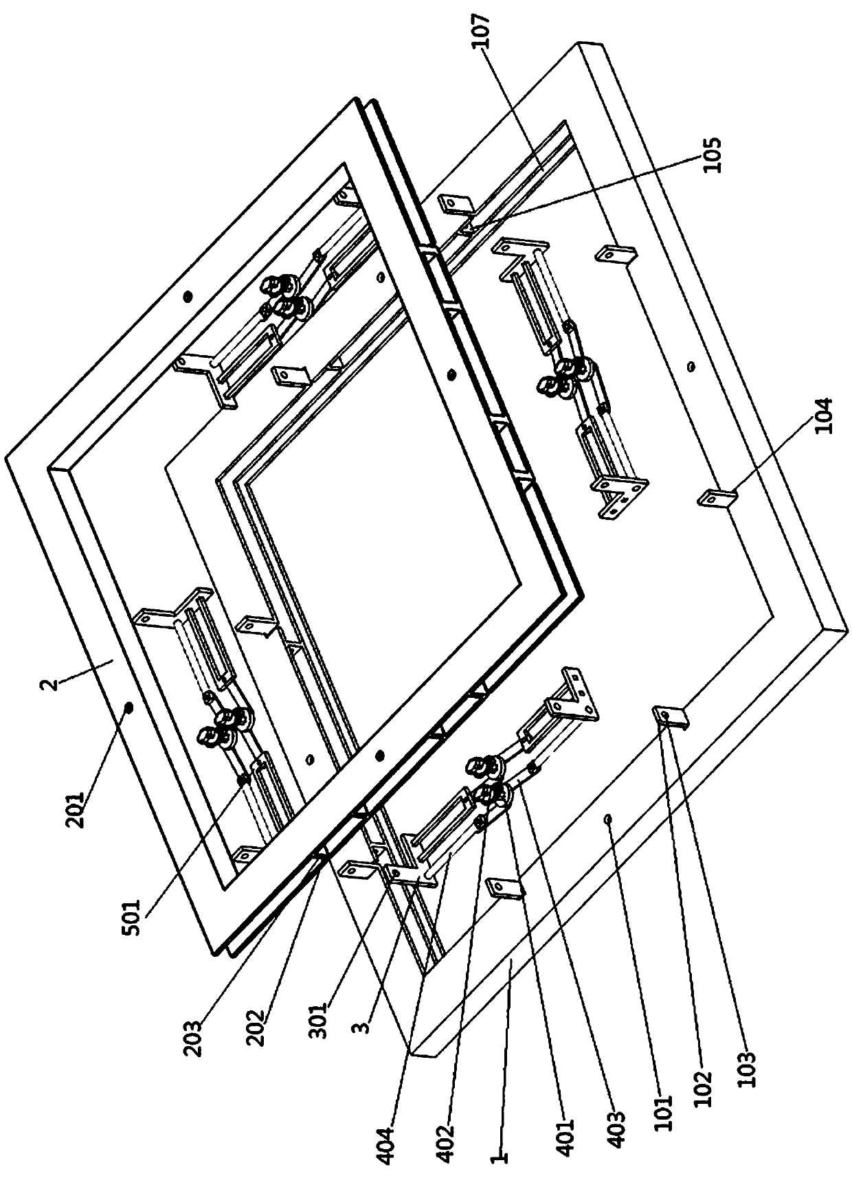 A Connection Structure of Architectural Windows