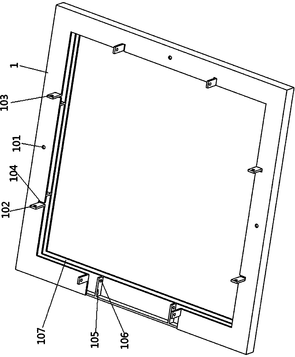 A Connection Structure of Architectural Windows