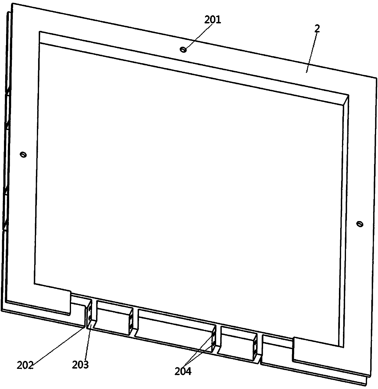 A Connection Structure of Architectural Windows