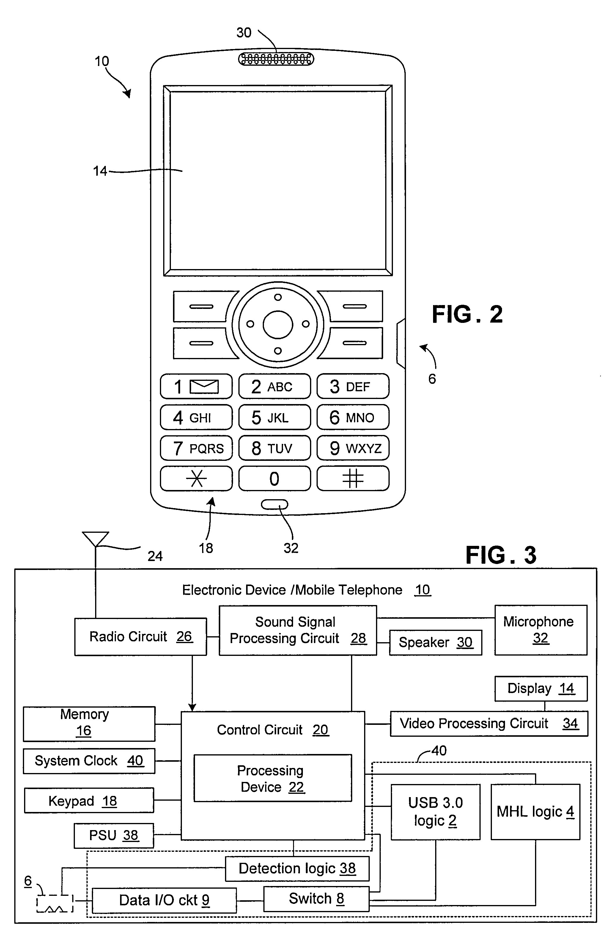 Multiplex mobile high-definition link (MHL) and USB 3.0