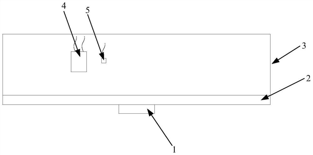 A kind of cooling device and terminal electronic equipment