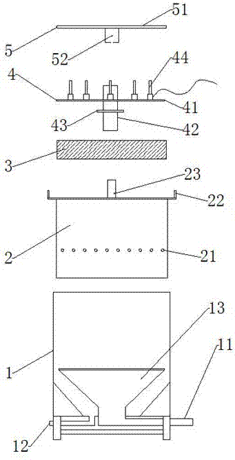 Primary treatment tank for machining waste water