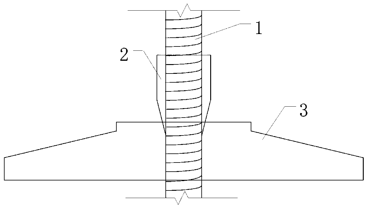 A multi-interface shear stress joint test device for non-metallic anti-floating anchor rods