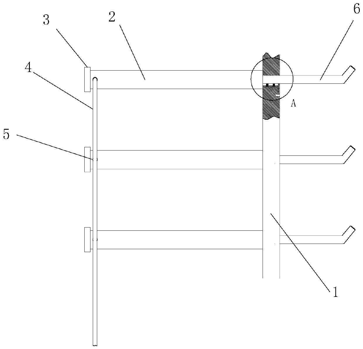 Climbing structure for high-voltage electric tower