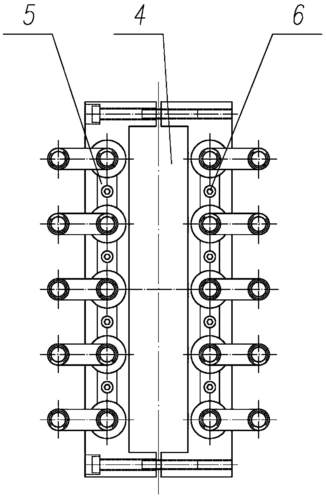 Crystallizer cooling device and cooling method thereof