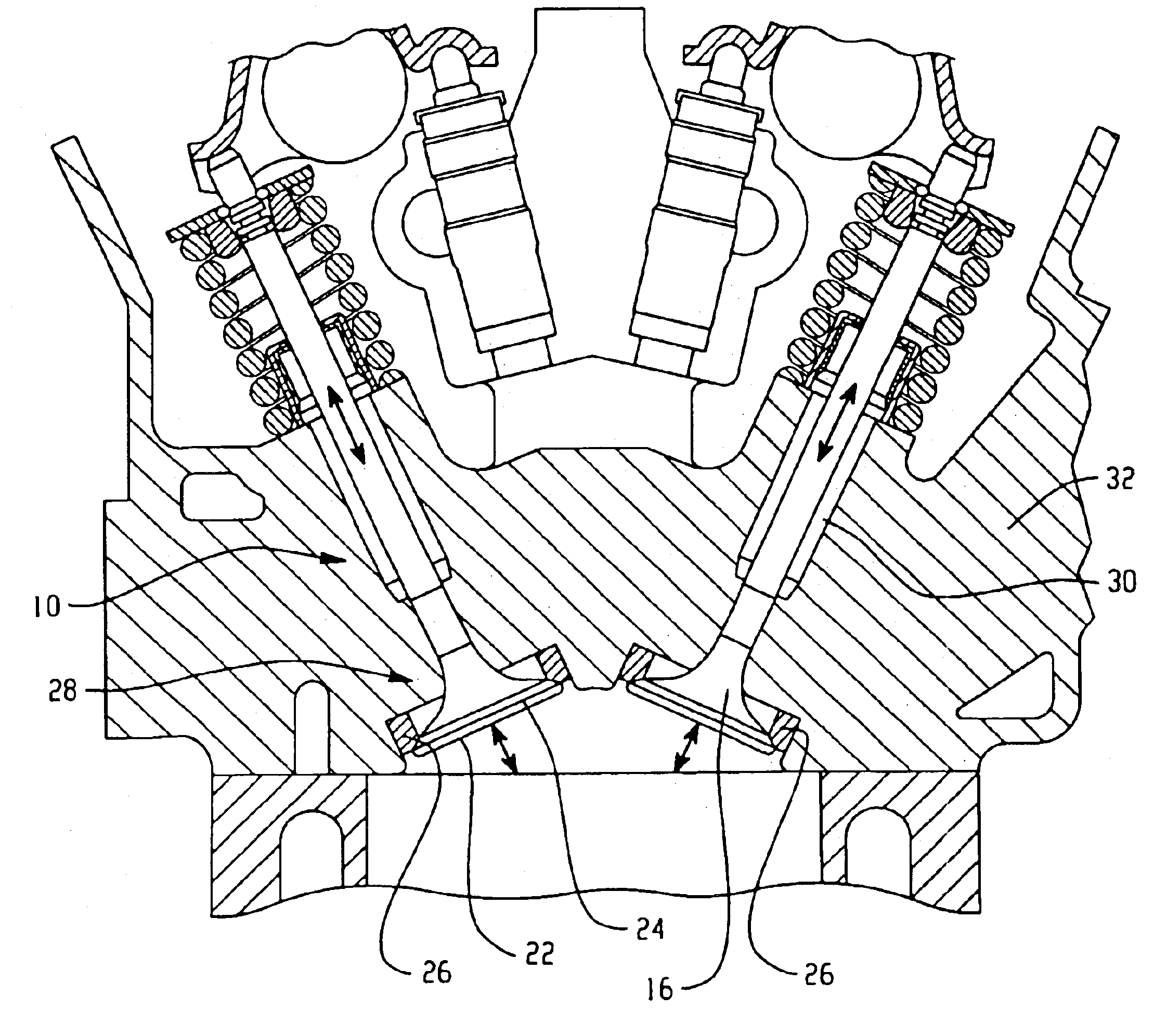 Composite lightweight engine poppet valve