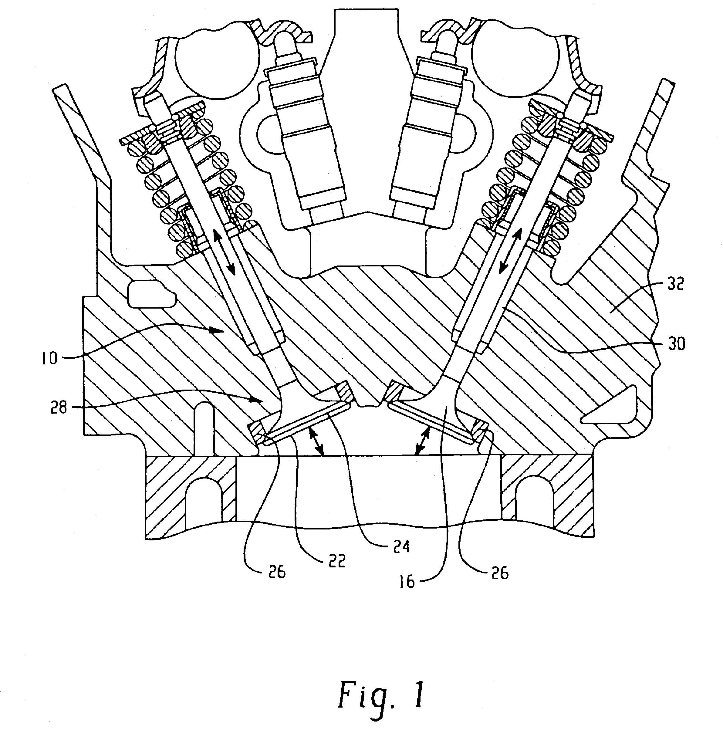 Composite lightweight engine poppet valve