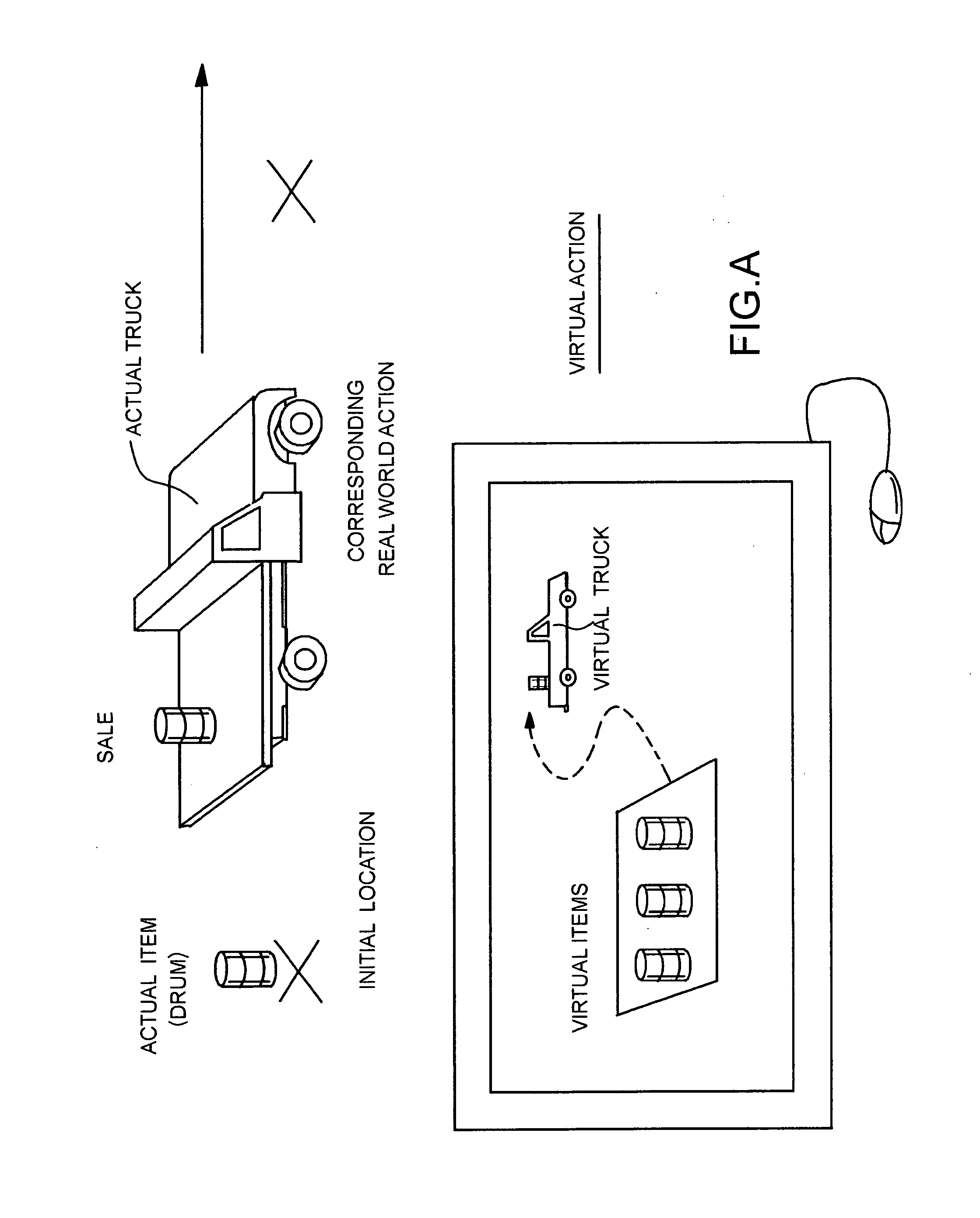 Virtual warehouse and method of use for the posting and sale of goods, namely, container such as drums or barrels of hazardous materials