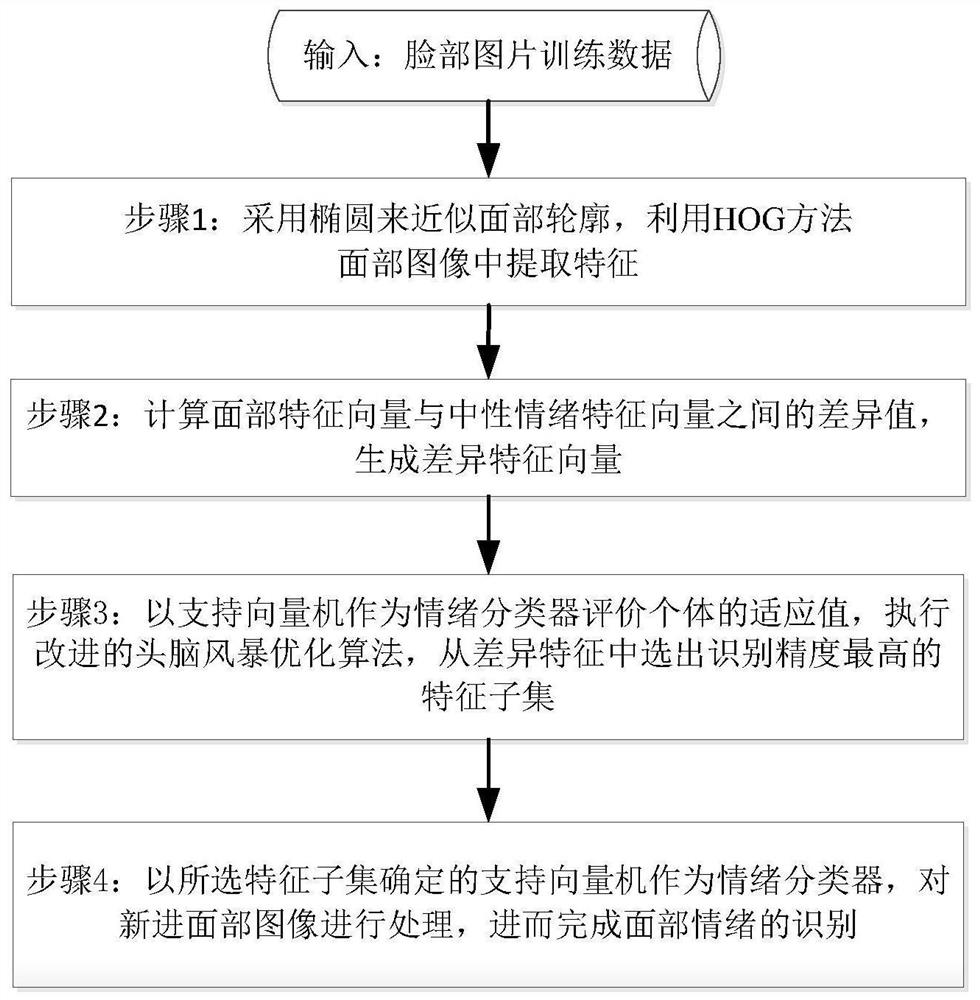 Feature Selection Method for Facial Emotion Recognition Based on Improved Brainstorming Optimization Algorithm