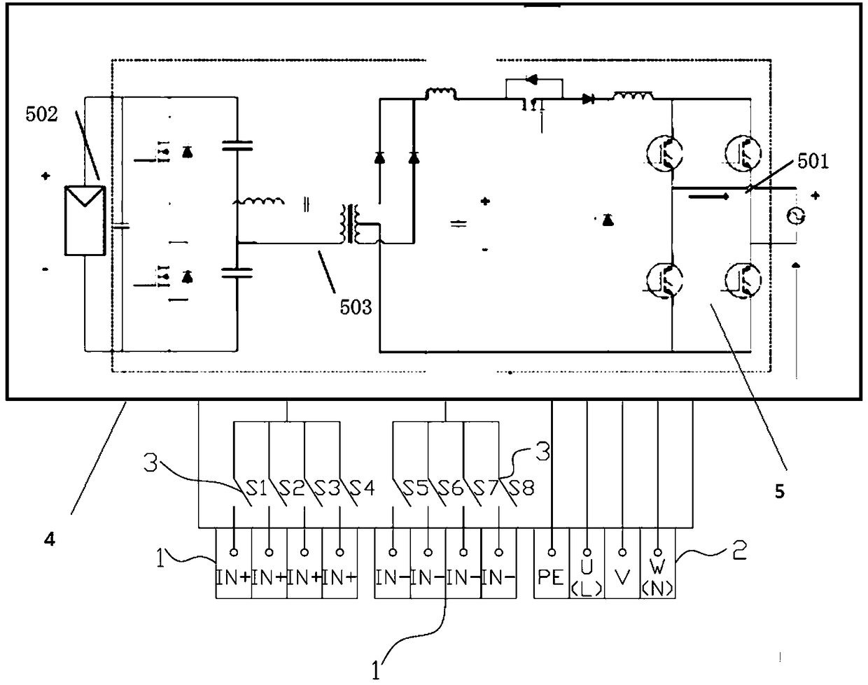 Solar photovoltaic inverter