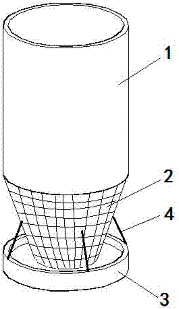 Bamboo flower pot special for succulent plants