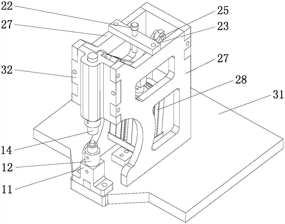 Pneumatic clamping device for workpieces