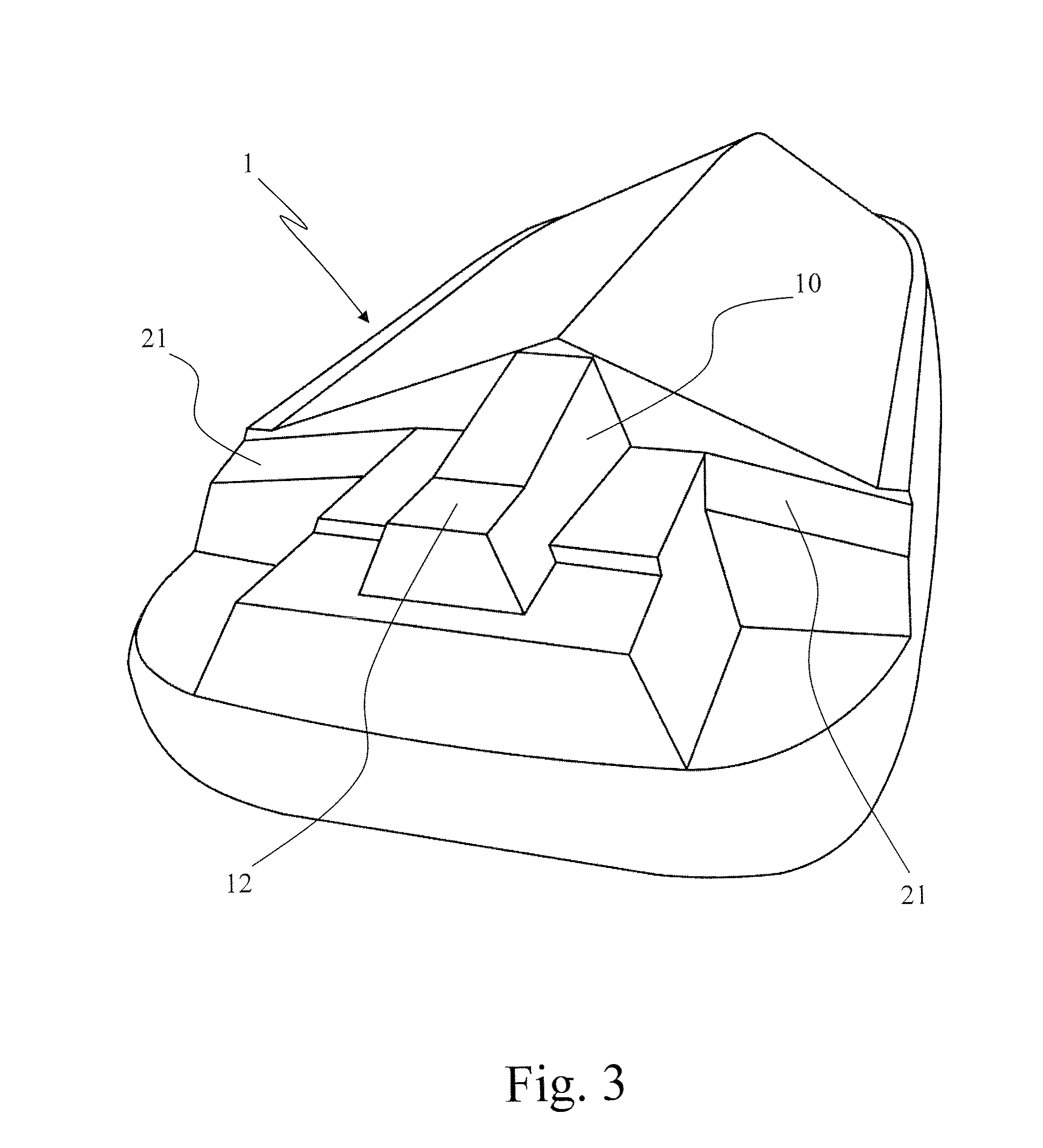 High performance planing hull provided with a trim tab system