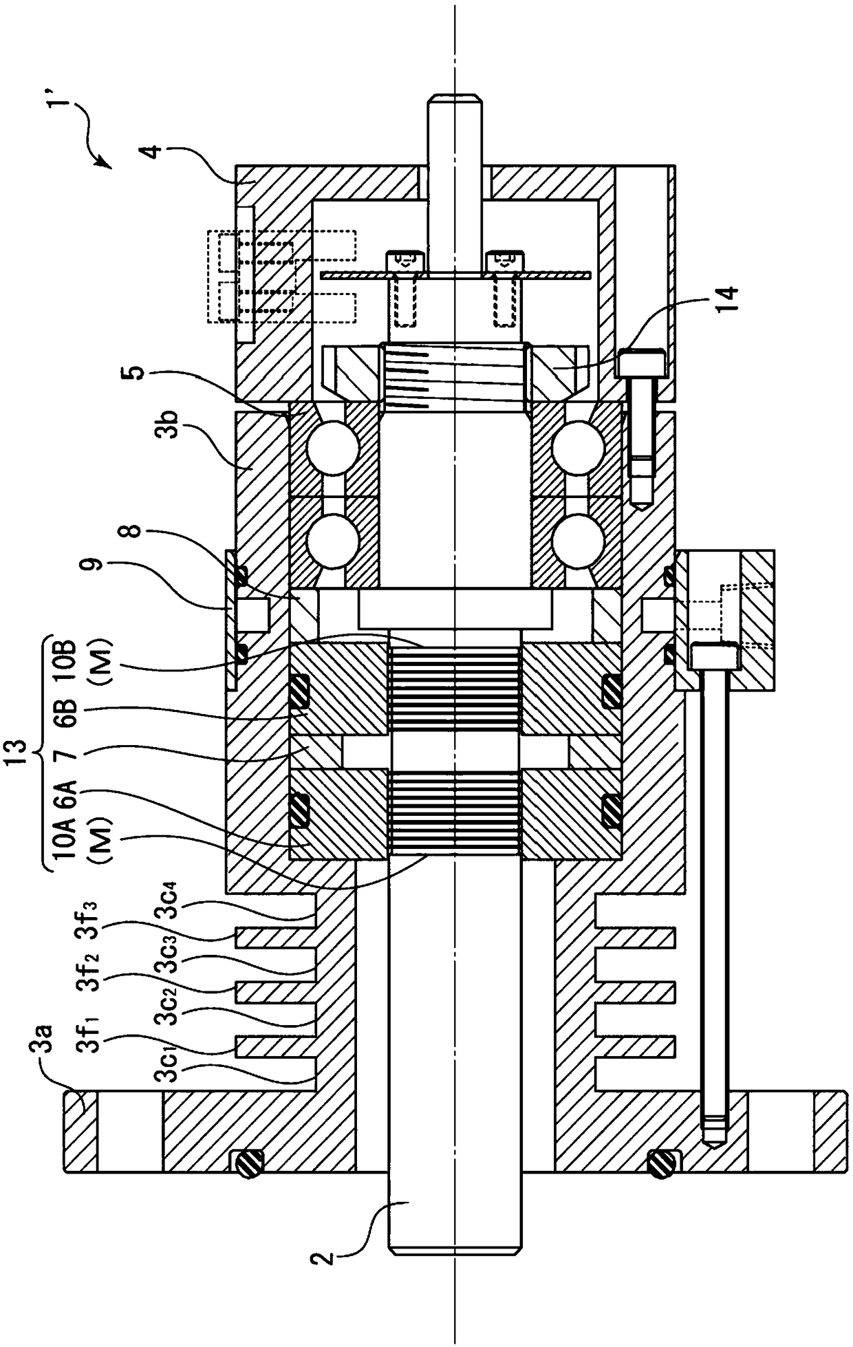 Magnetic fluid seal