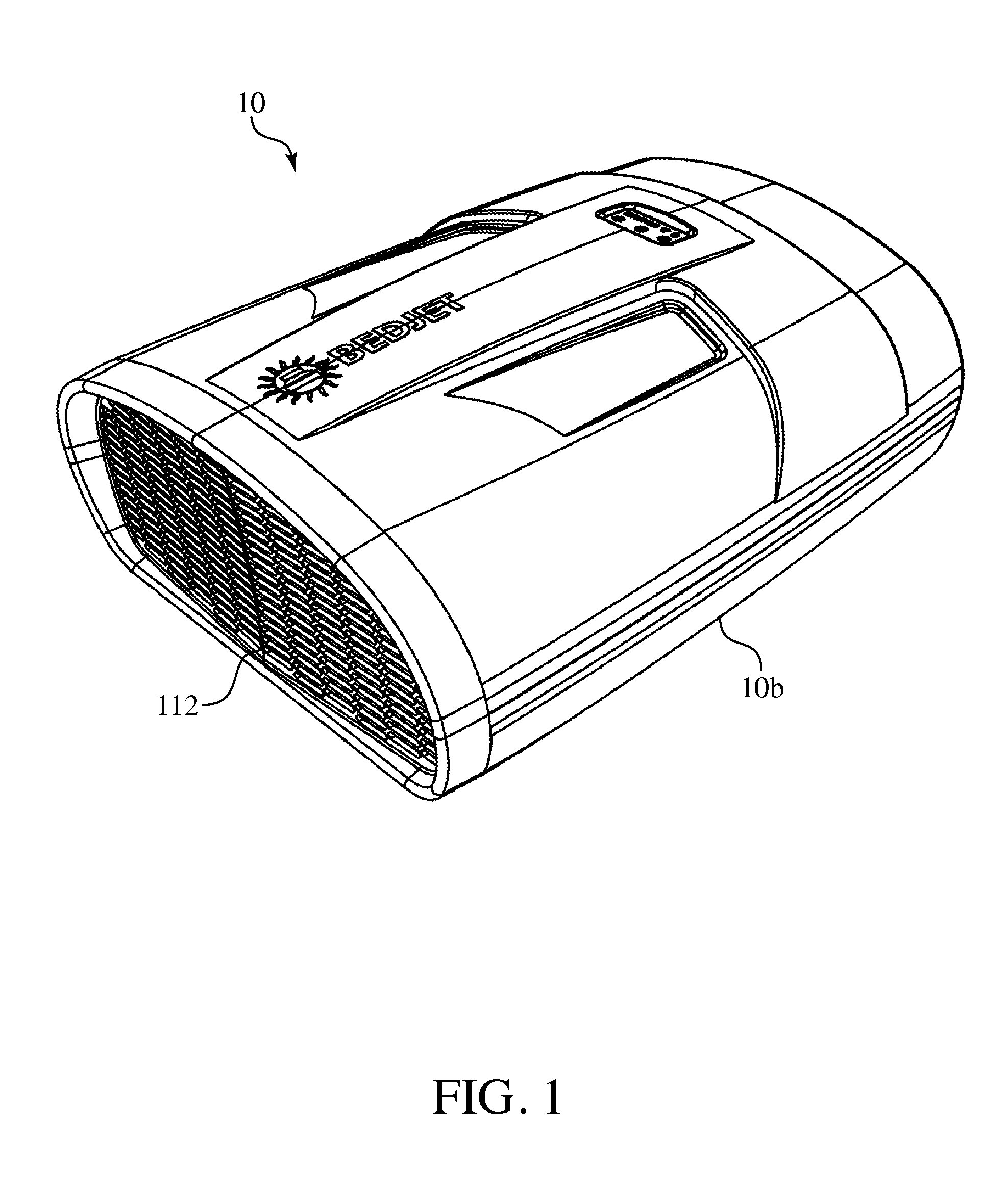 Bedding climate control apparatus with forced airflow for heating and ventilating