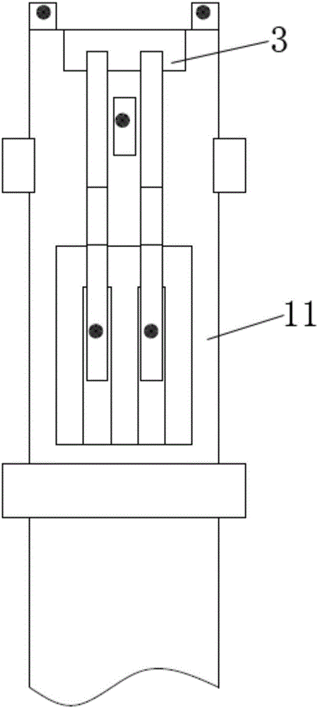 Assembly device for ABS sensor head chips