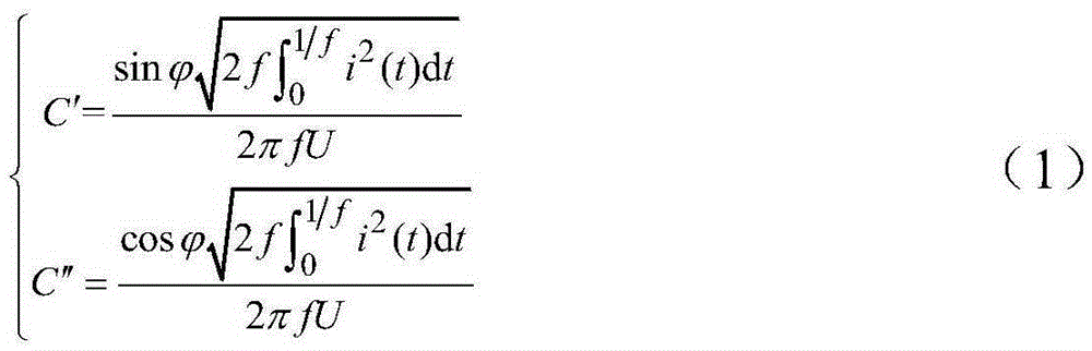 Transformer oil clearance complex capacitance test method under low frequency sine excitation