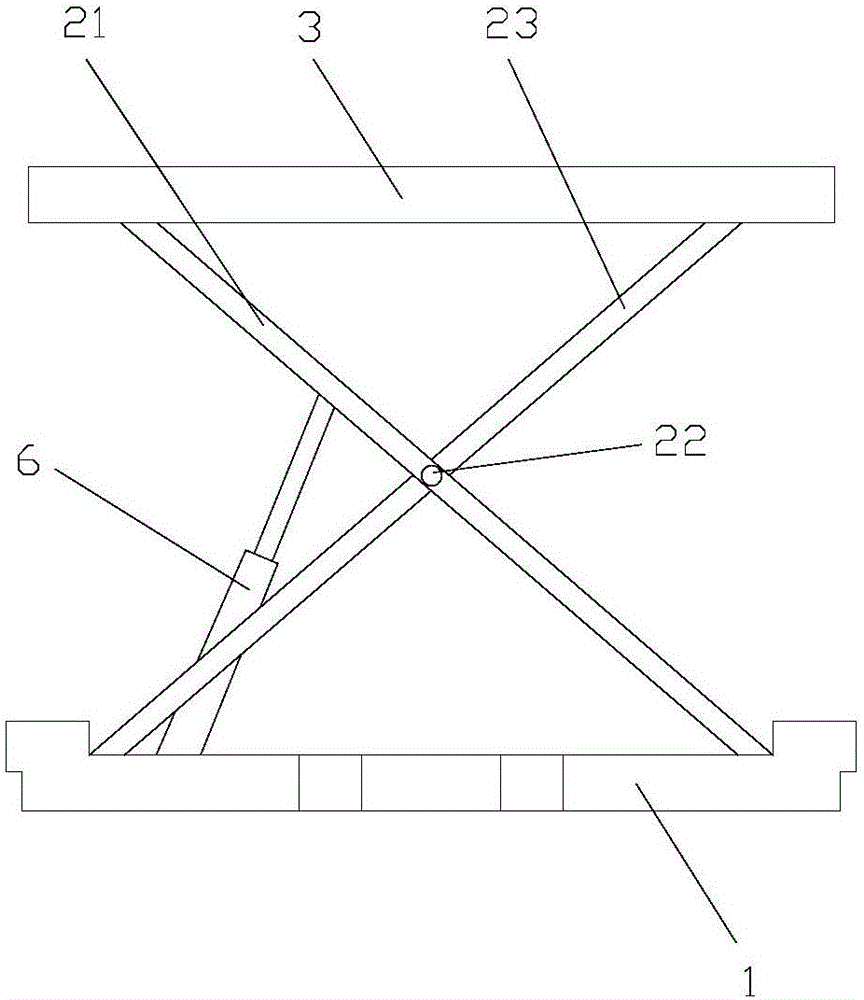 Jacking mechanism between steel-structure floor frames