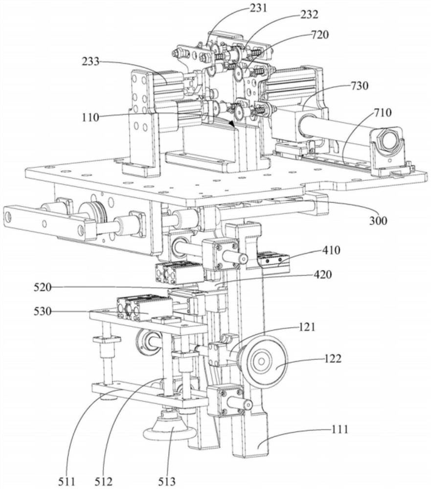 Double-linked-bag package packaging production line